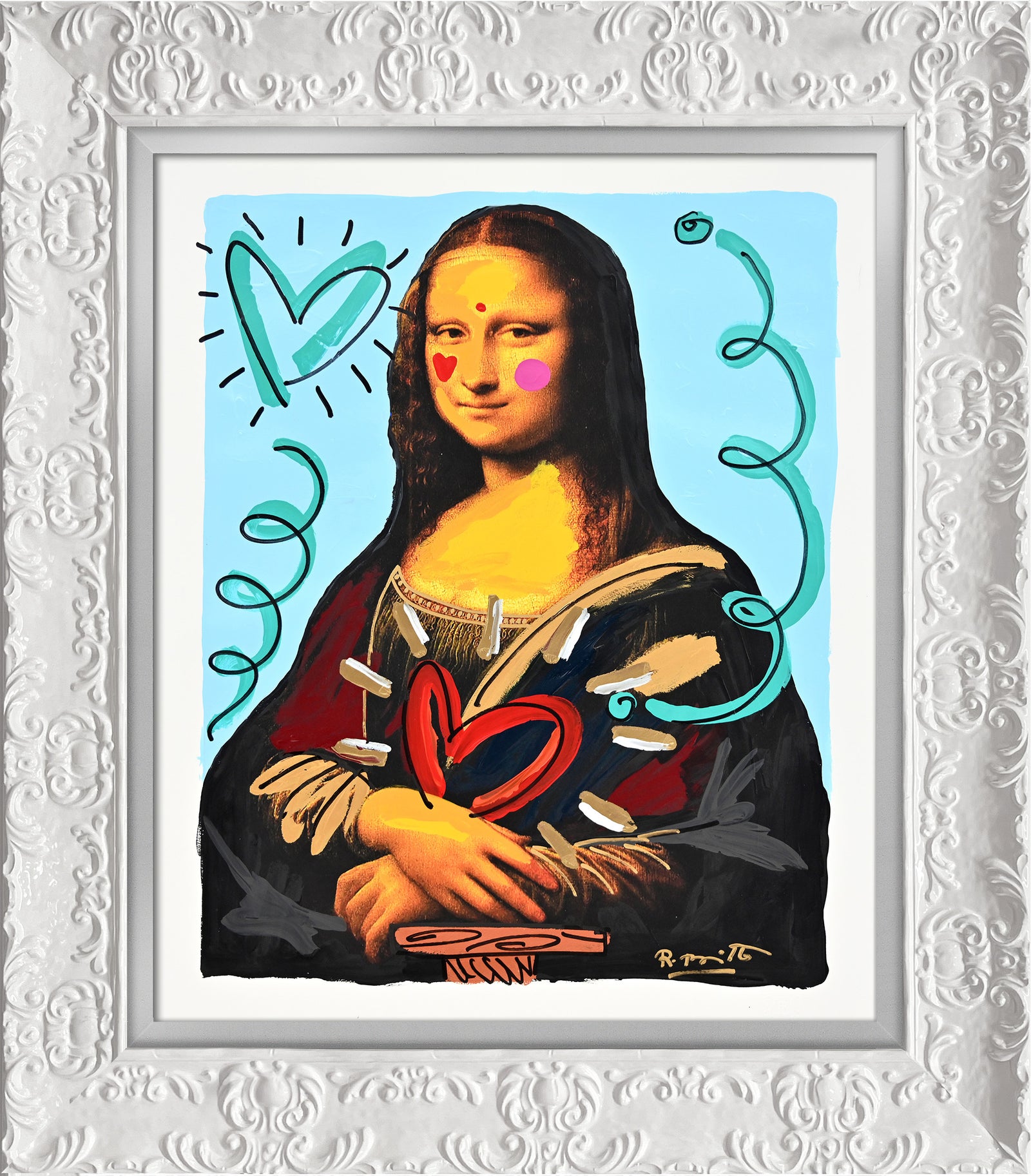 Mona Love - Mixed Media Original