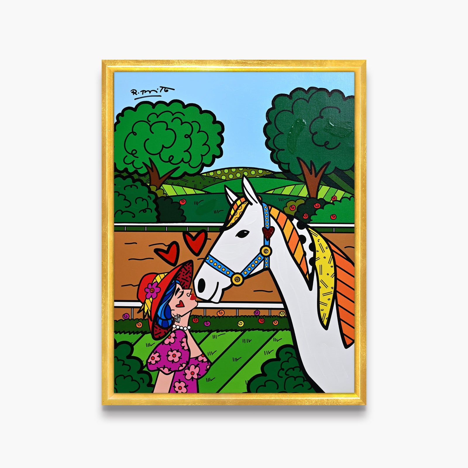 Derby Love - Mixed Media Original