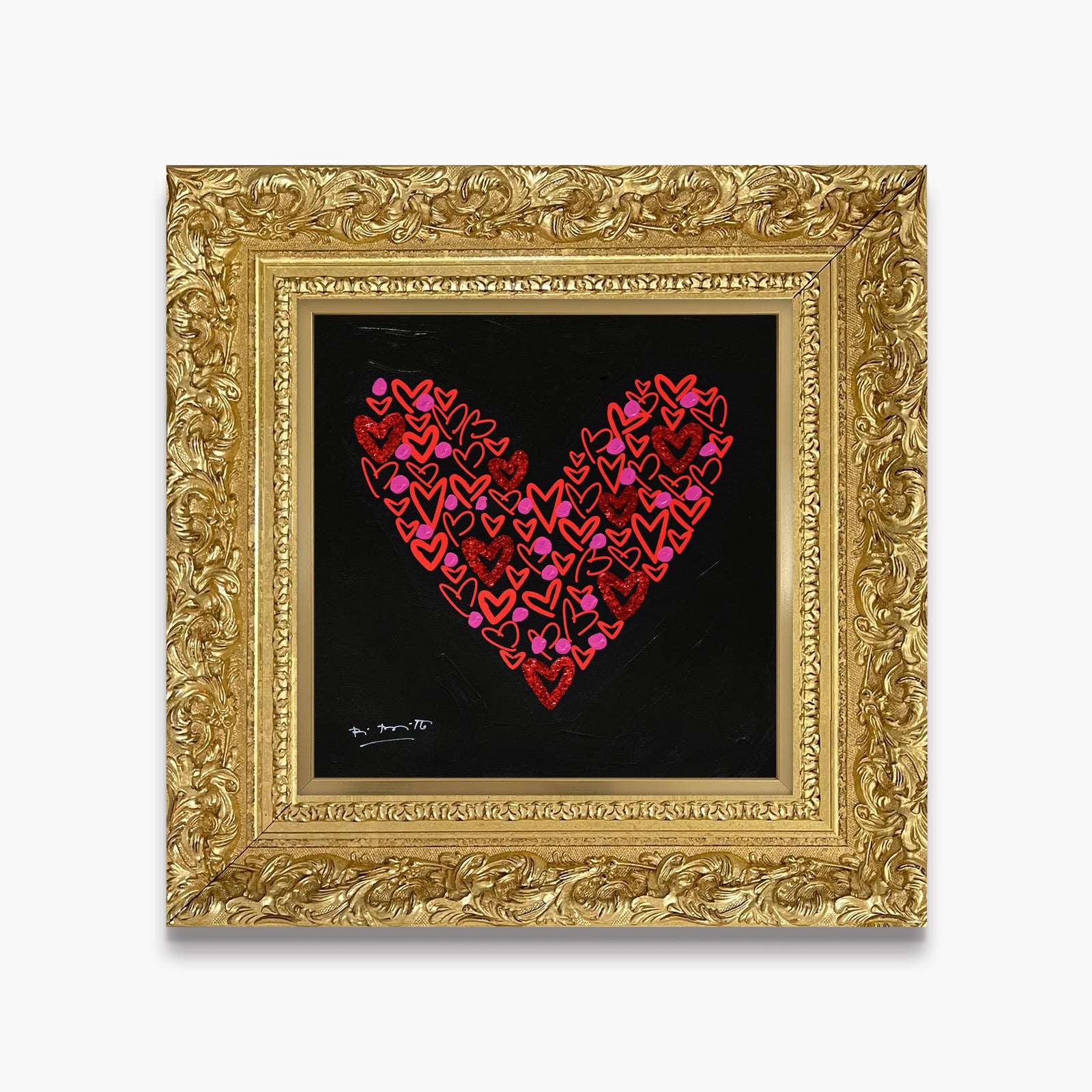 Goodnight Love - Mixed Media Orignal