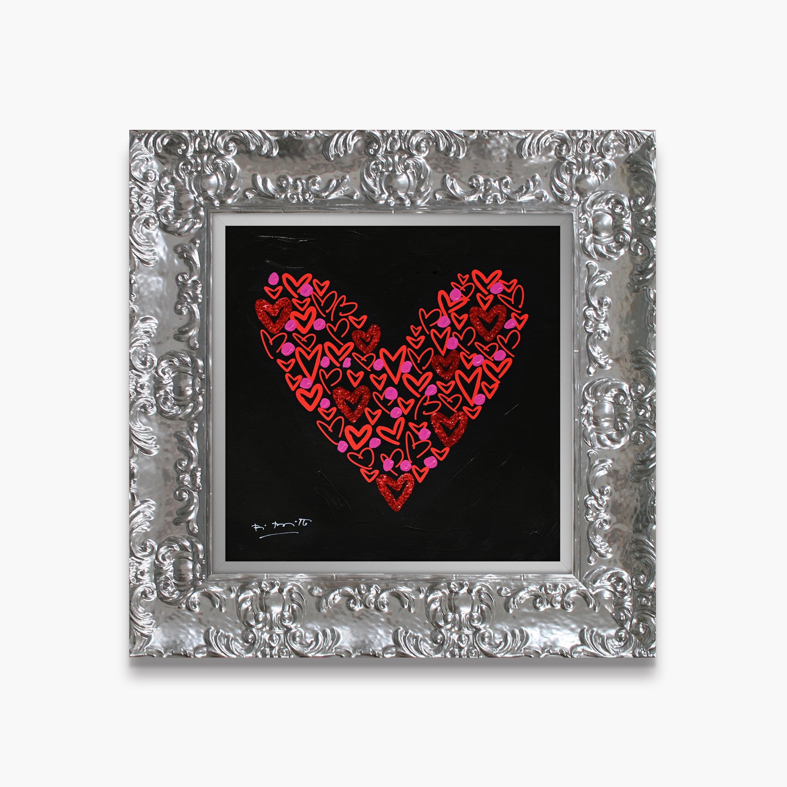 Goodnight Love - Mixed Media Orignal