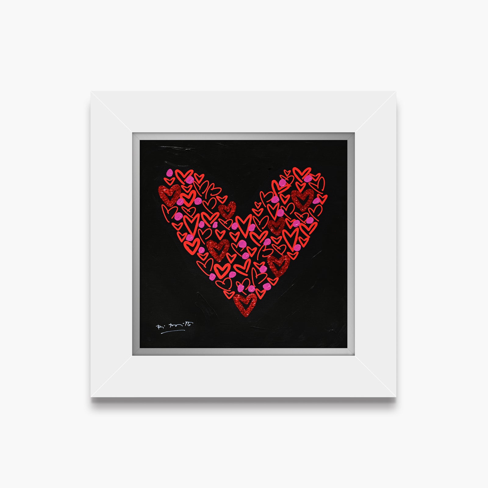 Goodnight Love - Mixed Media Orignal