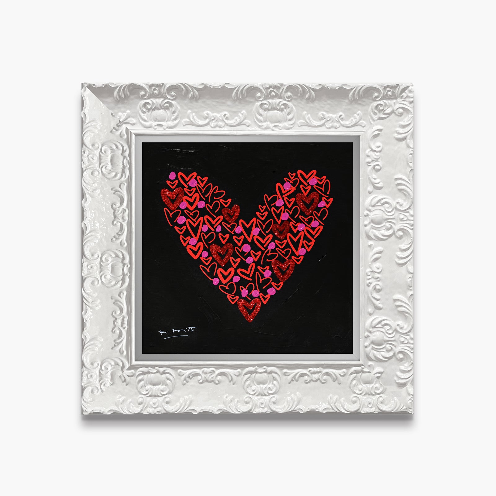 Goodnight Love - Mixed Media Orignal
