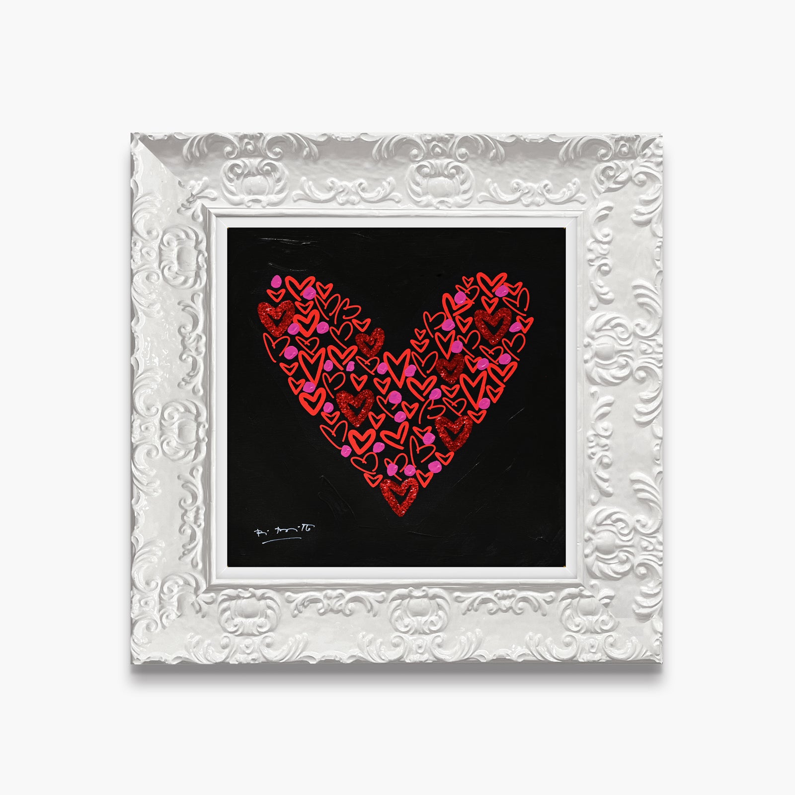 Goodnight Love - Mixed Media Orignal
