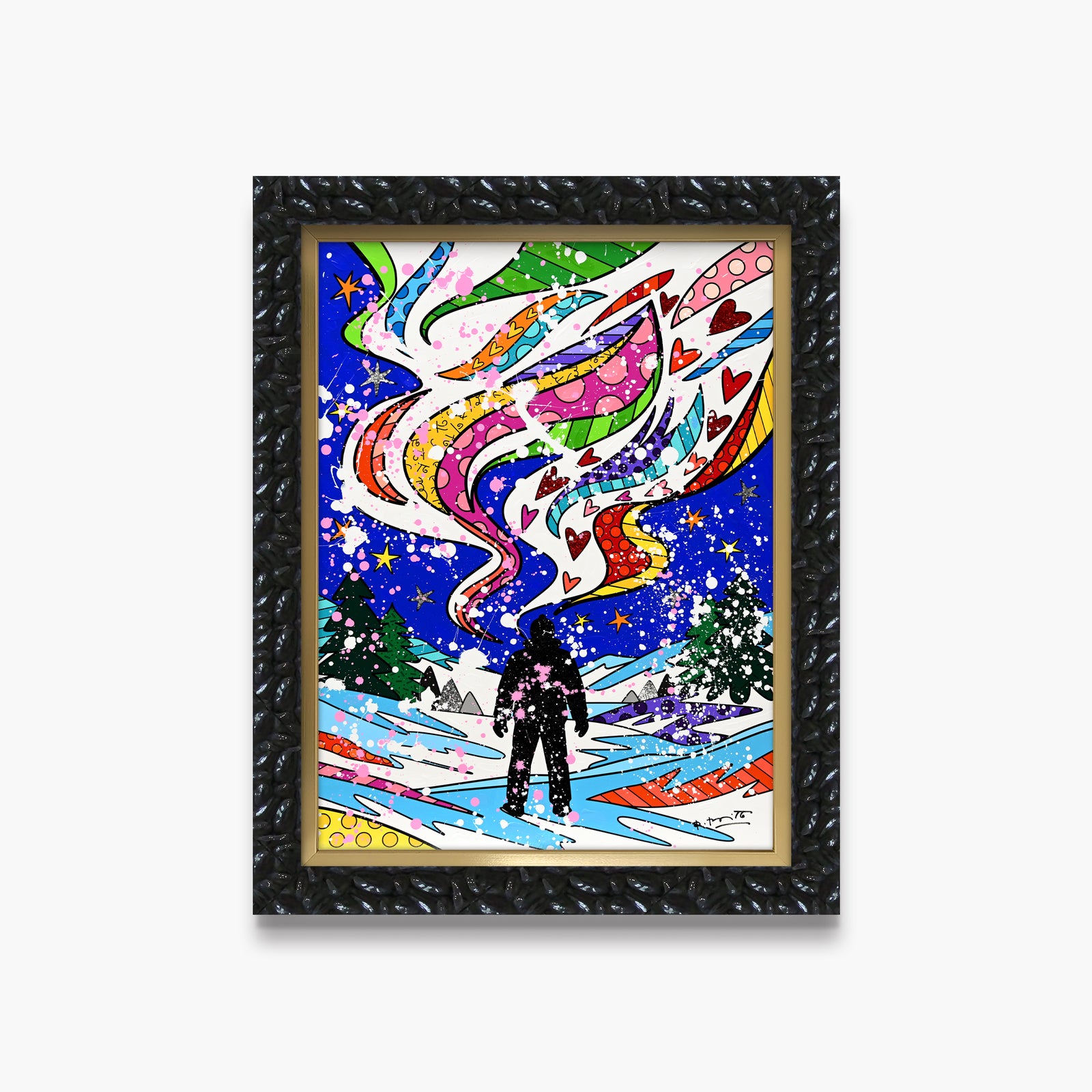 Aurora of Happiness - Mixed Media Original