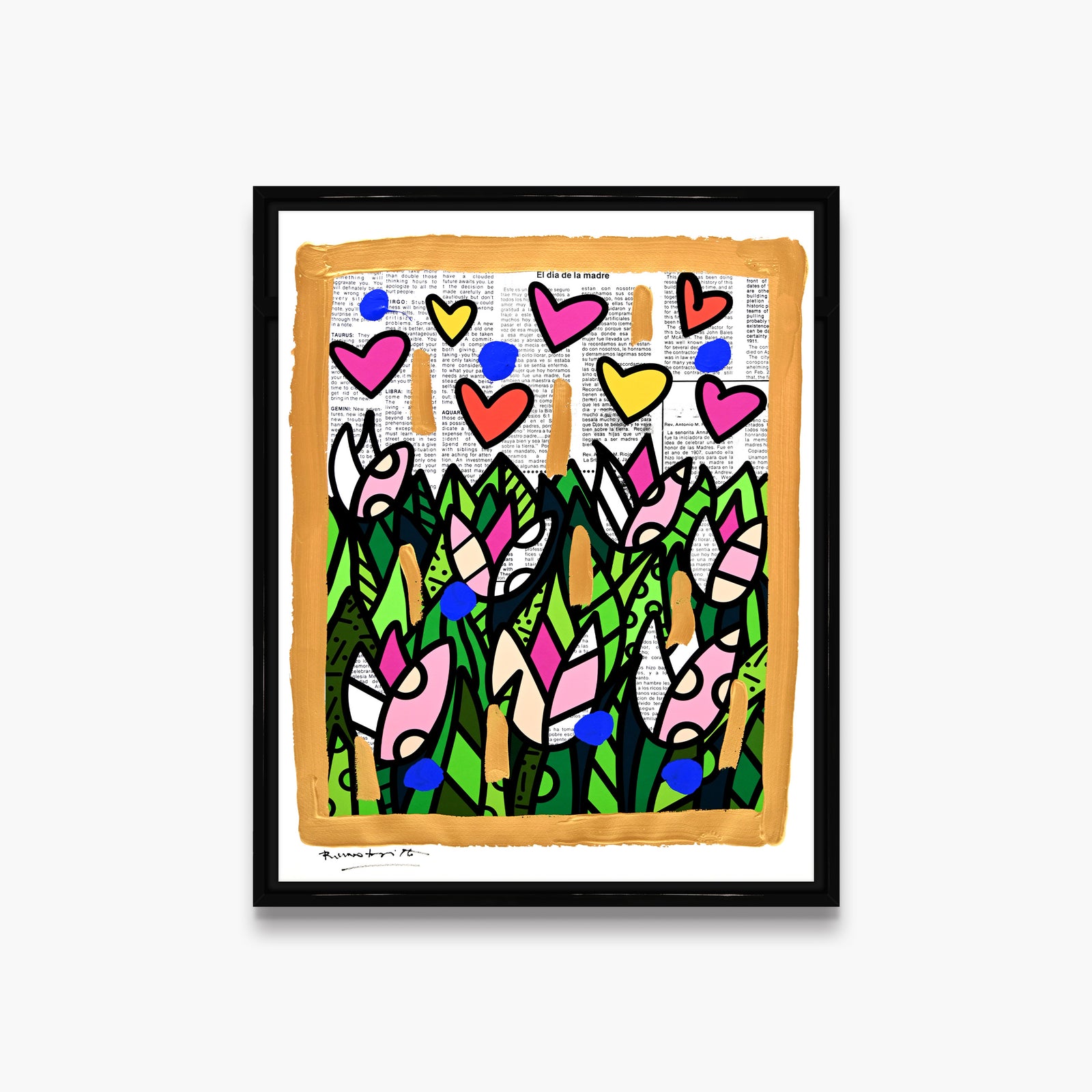 Tulips - Mixed Media Original