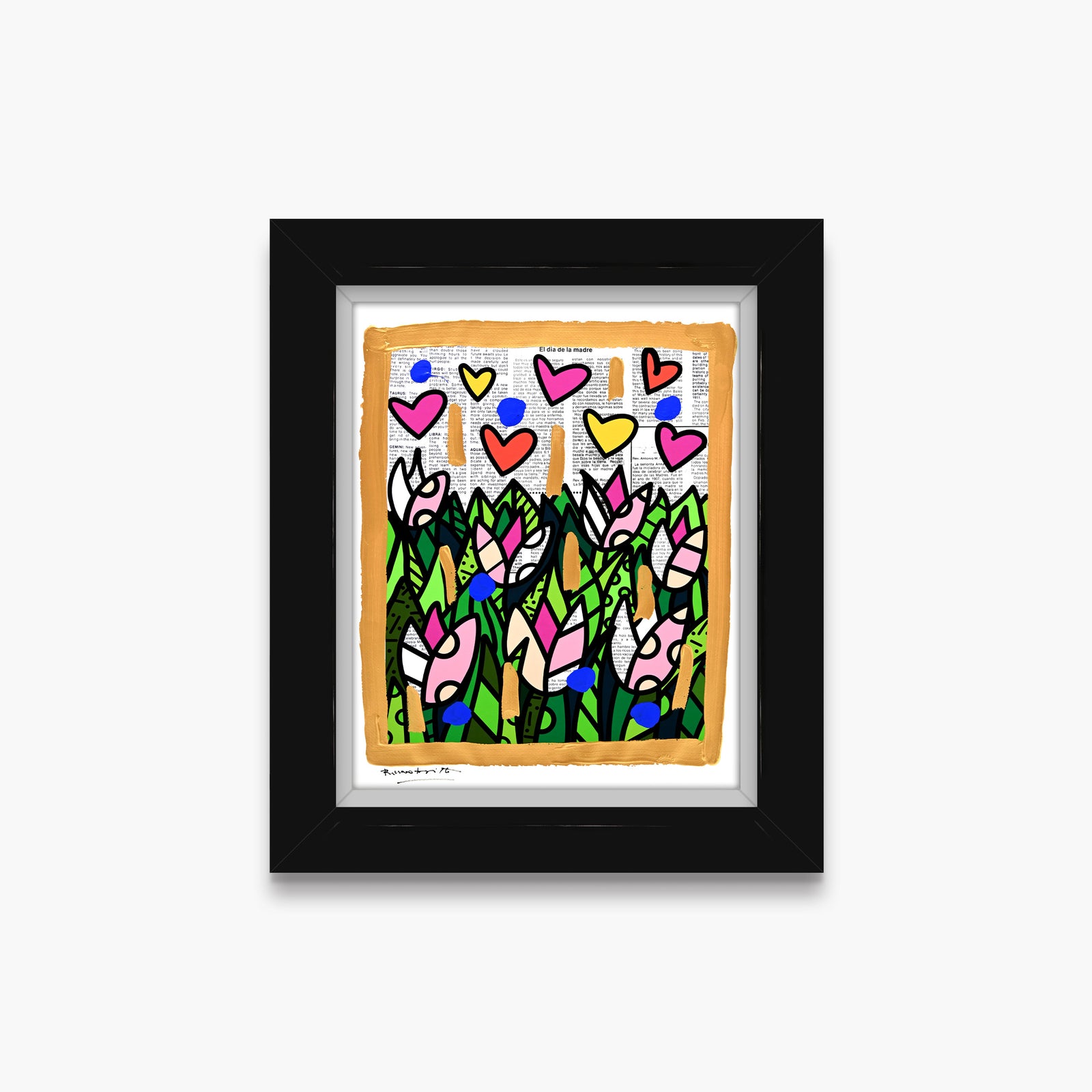 Tulips - Mixed Media Original