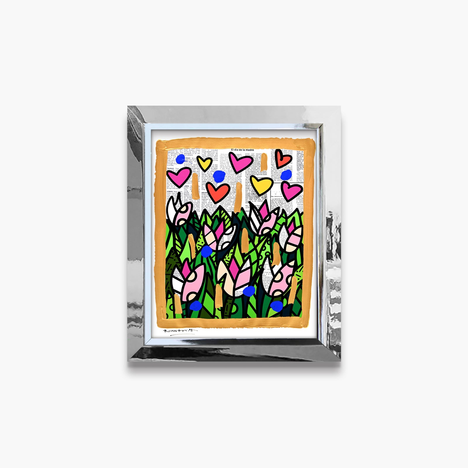Tulips - Mixed Media Original