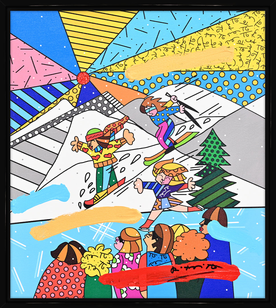 Winter Days - Mixed Media Original