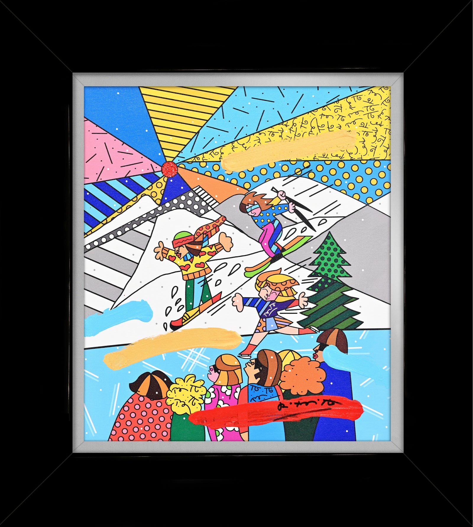 Winter Days - Mixed Media Original