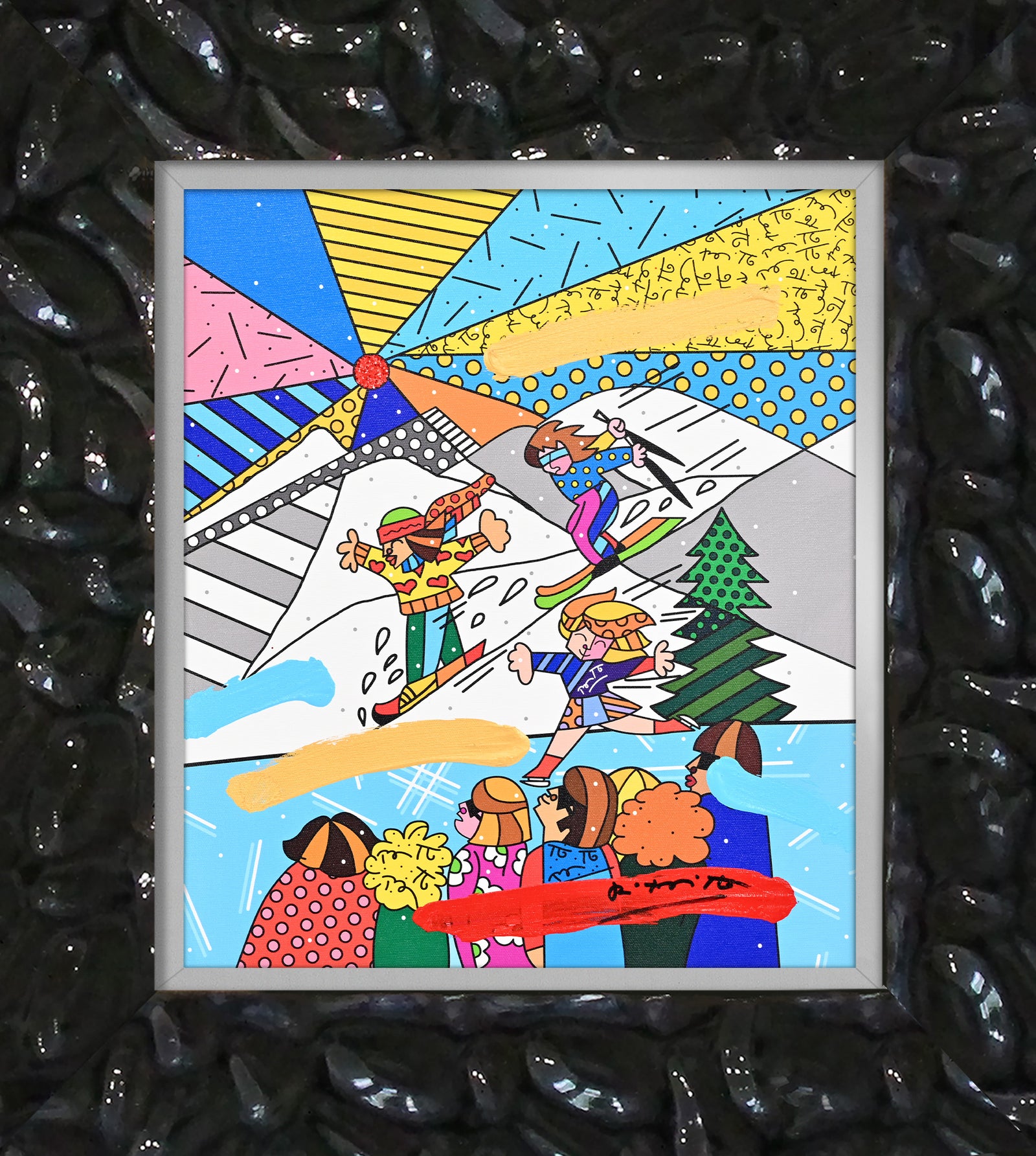 Winter Days - Mixed Media Original