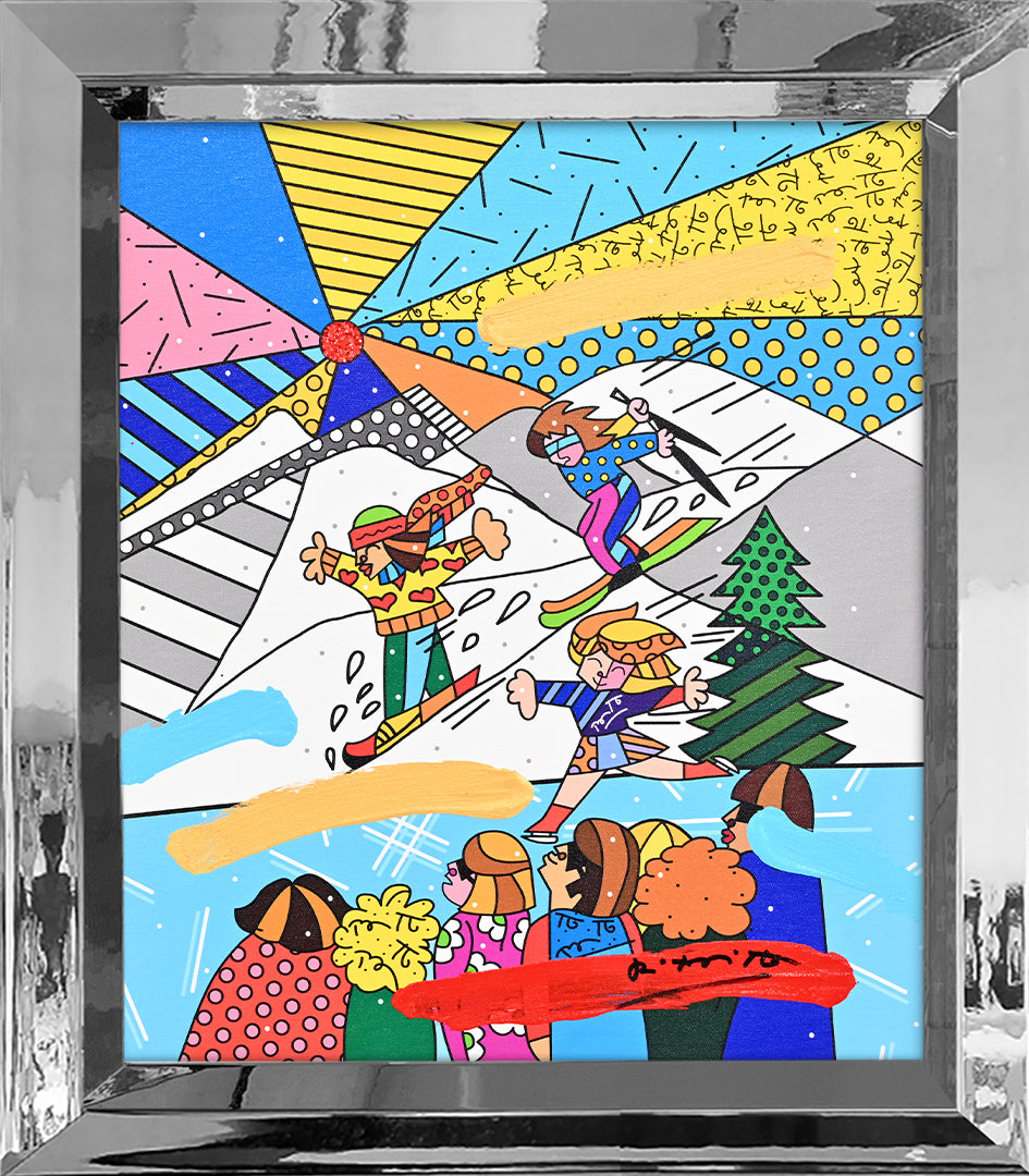 Winter Days - Mixed Media Original