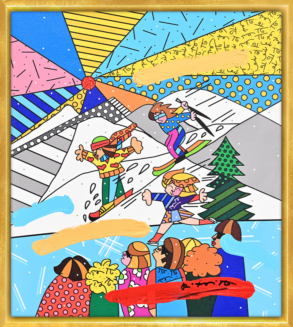 Winter Days - Mixed Media Original