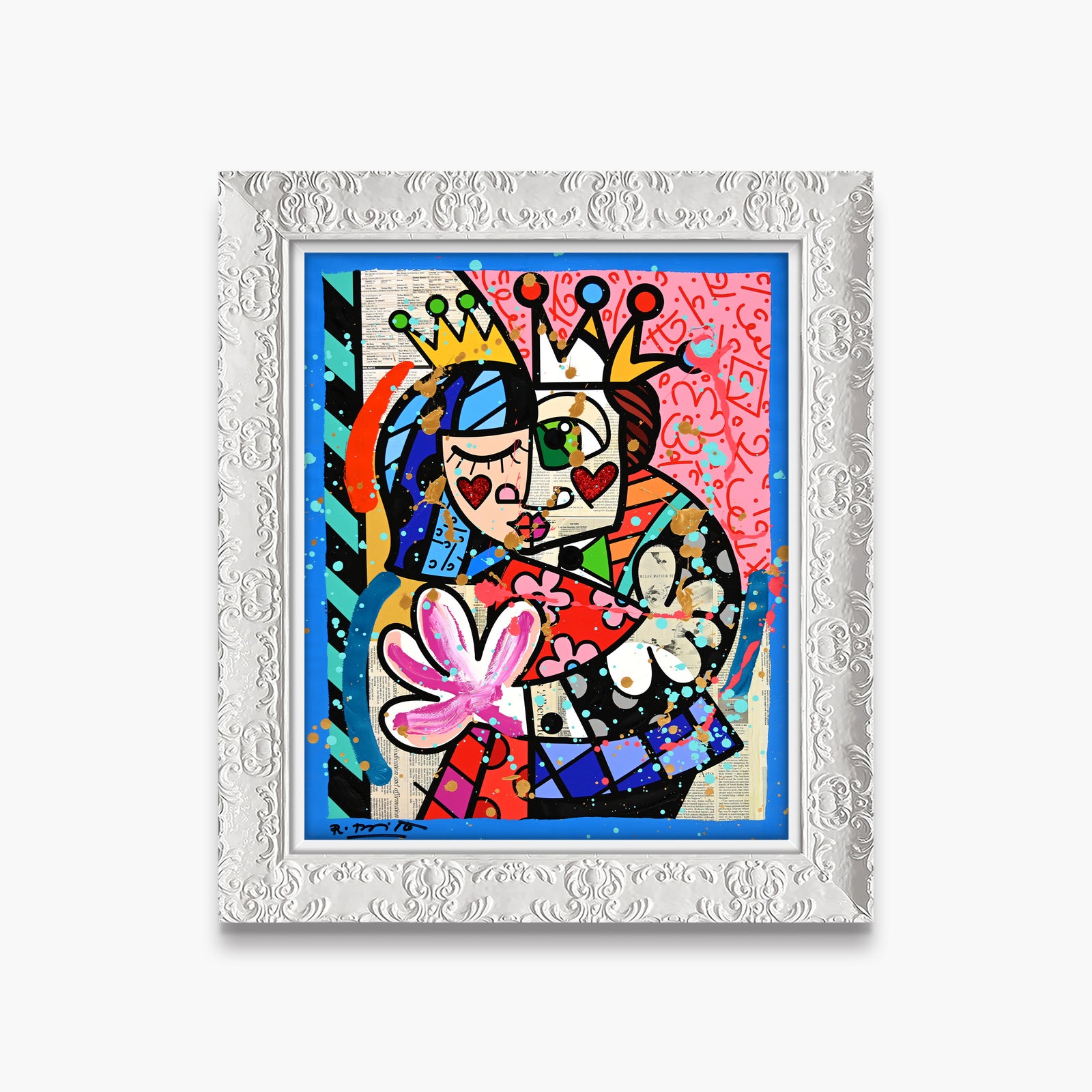 Abrazo - Mixed Media Original