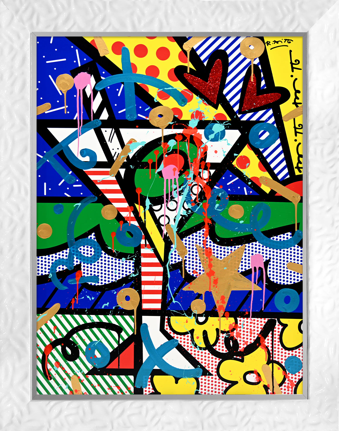 dirty martini mixed media original colorful decorative collectible gift idea