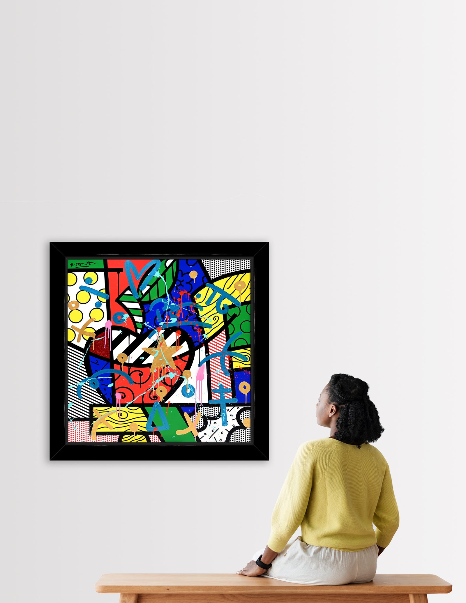 One Apple - Mixed Media Original