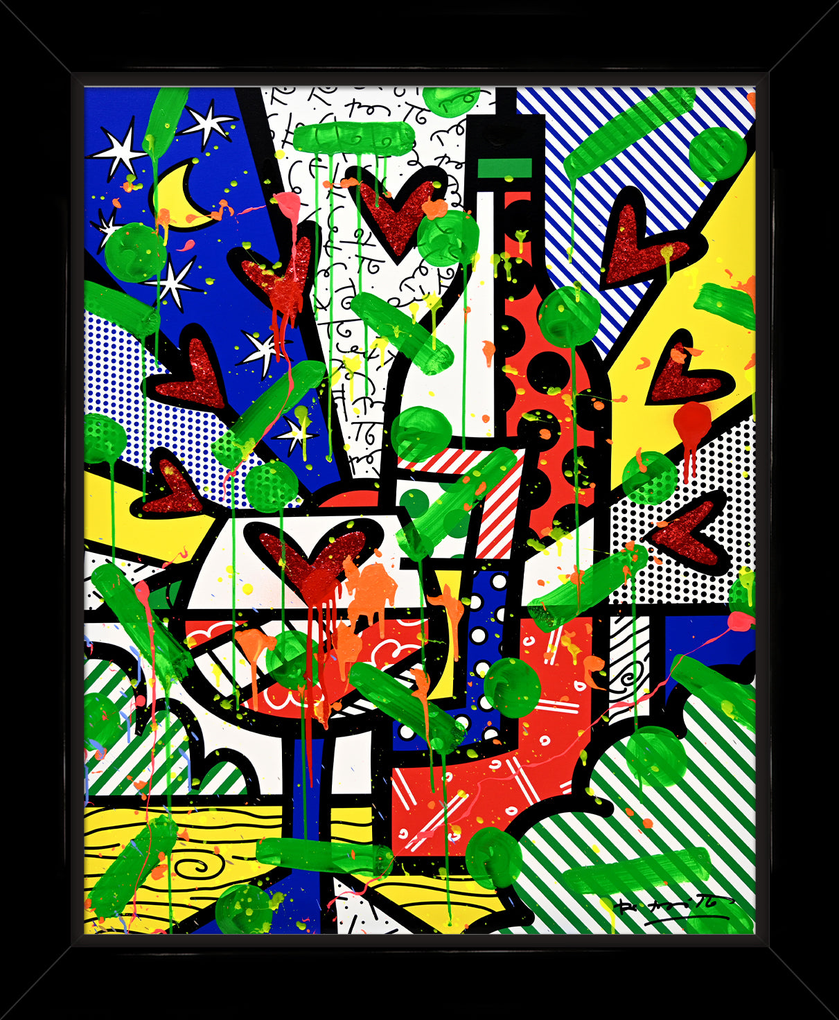 Bordeaux - Mixed Media Original