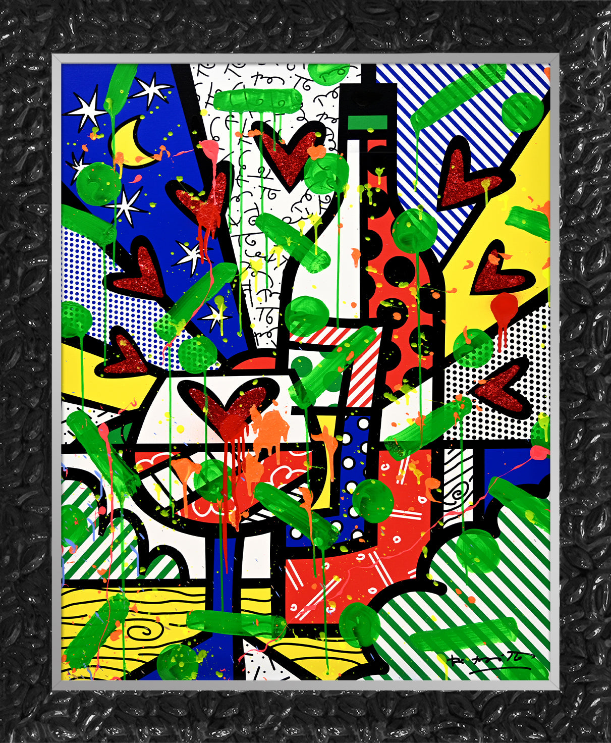 Bordeaux - Mixed Media Original