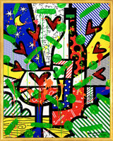 BORDEAUX - Mixed Media Original
