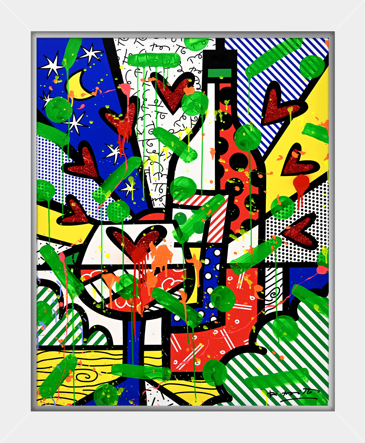 Bordeaux - Mixed Media Original