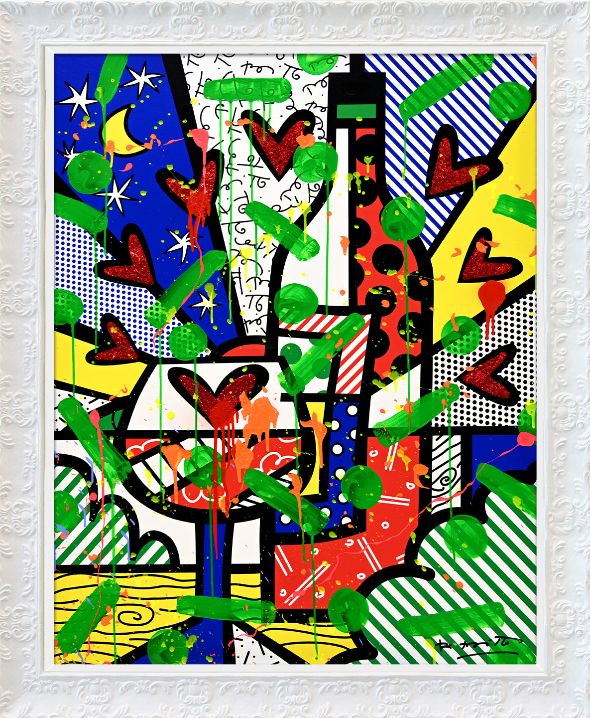 Bordeaux - Mixed Media Original