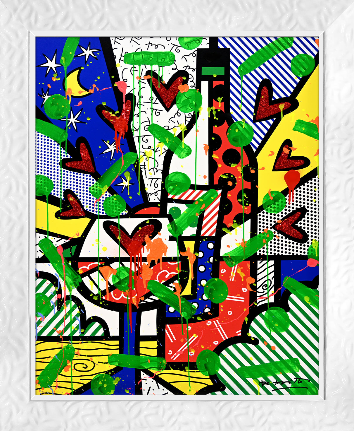 Bordeaux - Mixed Media Original