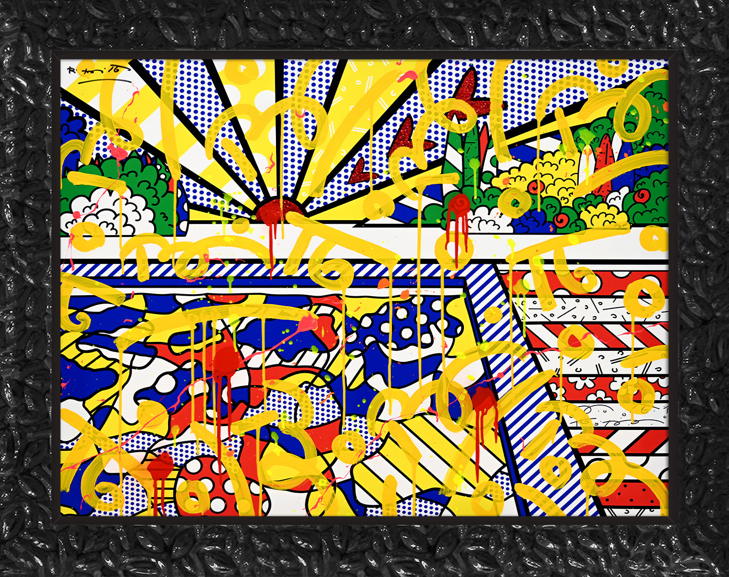 California Pool - Mixed Media Original