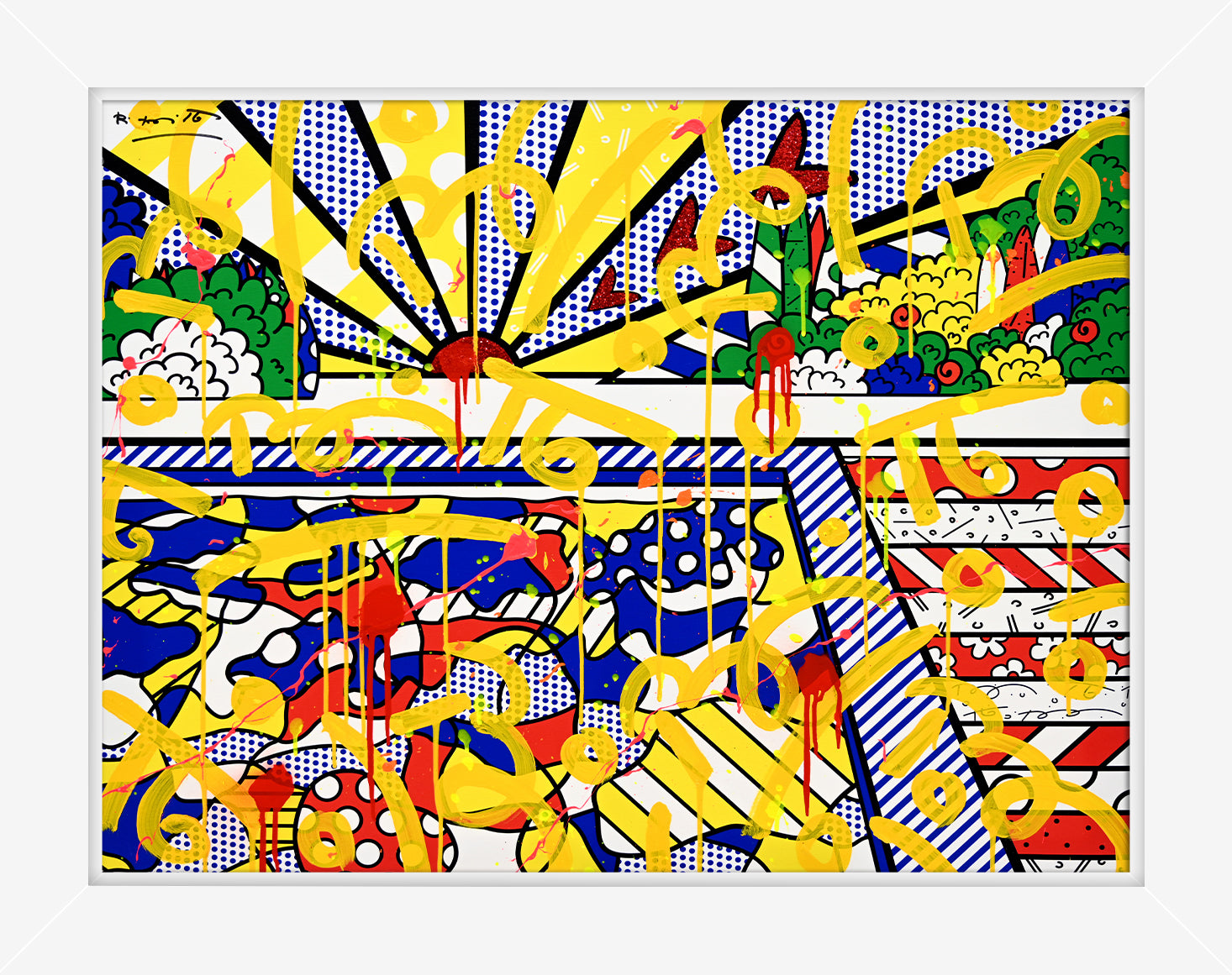 California Pool - Mixed Media Original