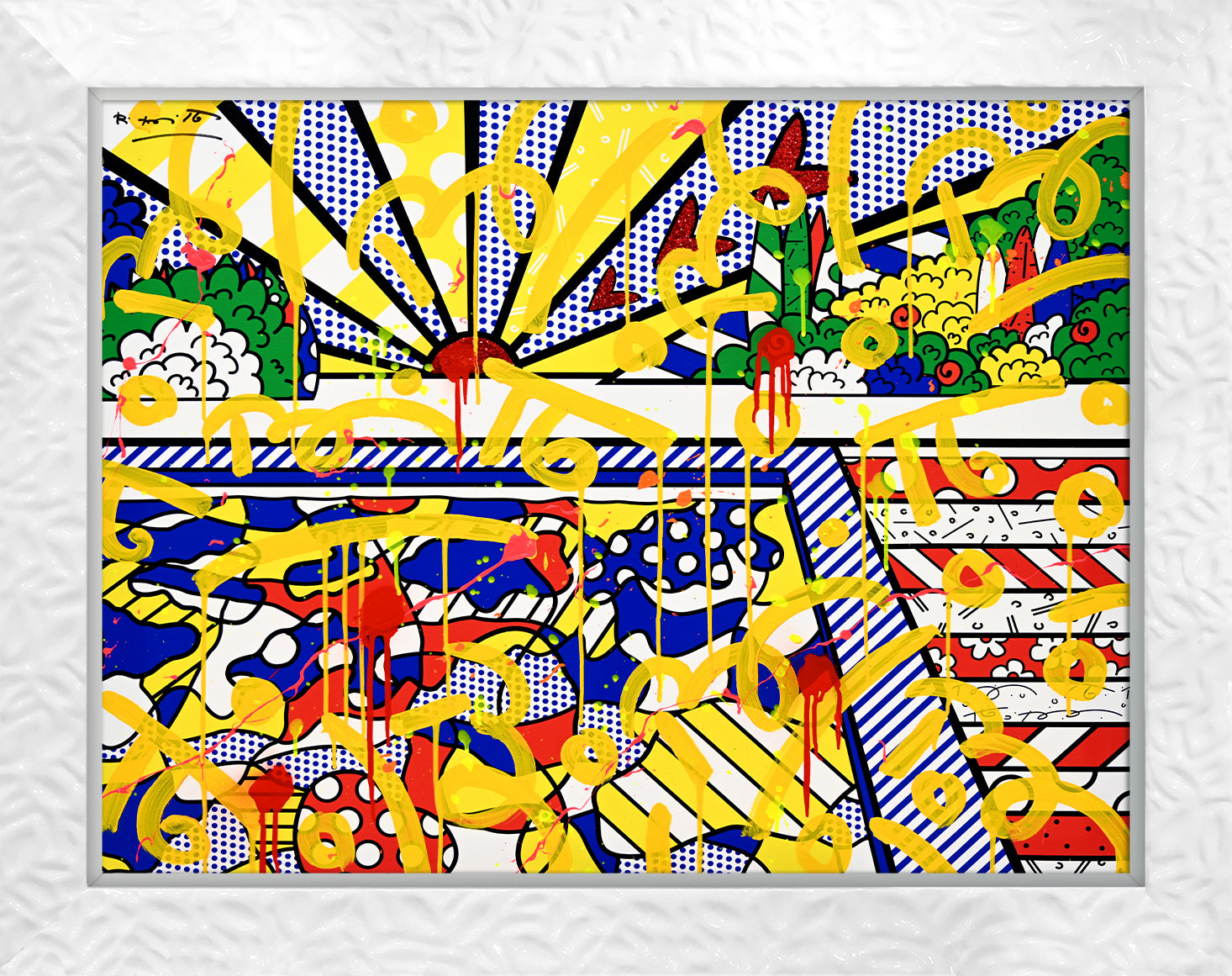 California Pool - Mixed Media Original