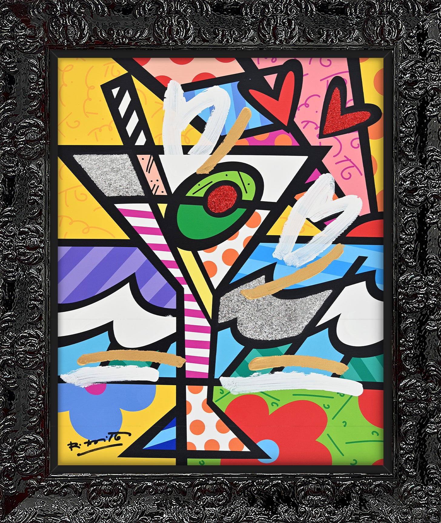 Britto Martini - Mixed Media Original