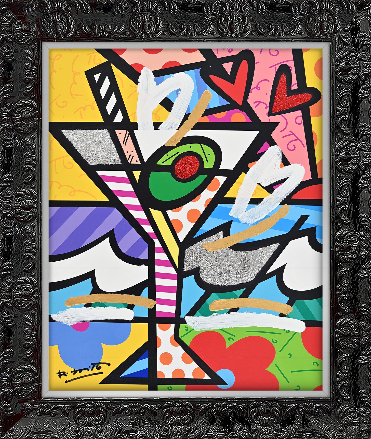 Britto Martini - Mixed Media Original