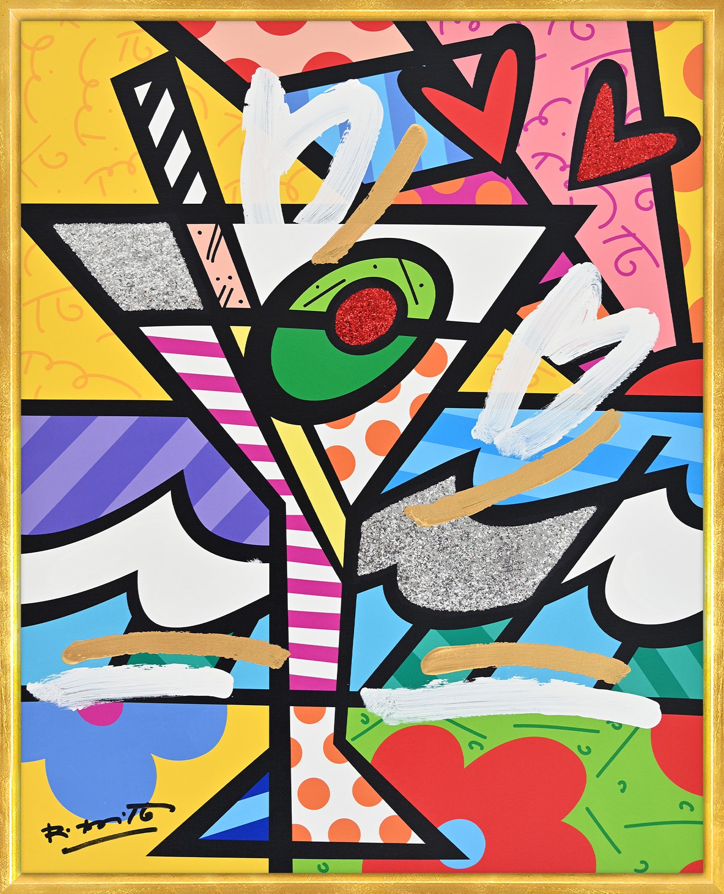 Britto Martini - Mixed Media Original