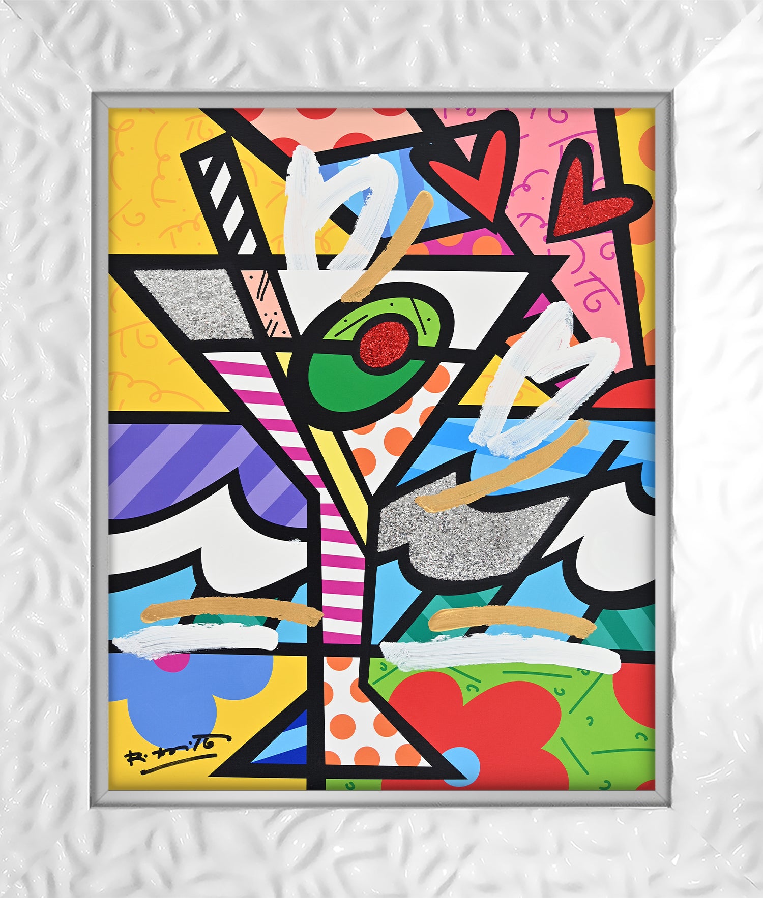 Britto Martini - Mixed Media Original