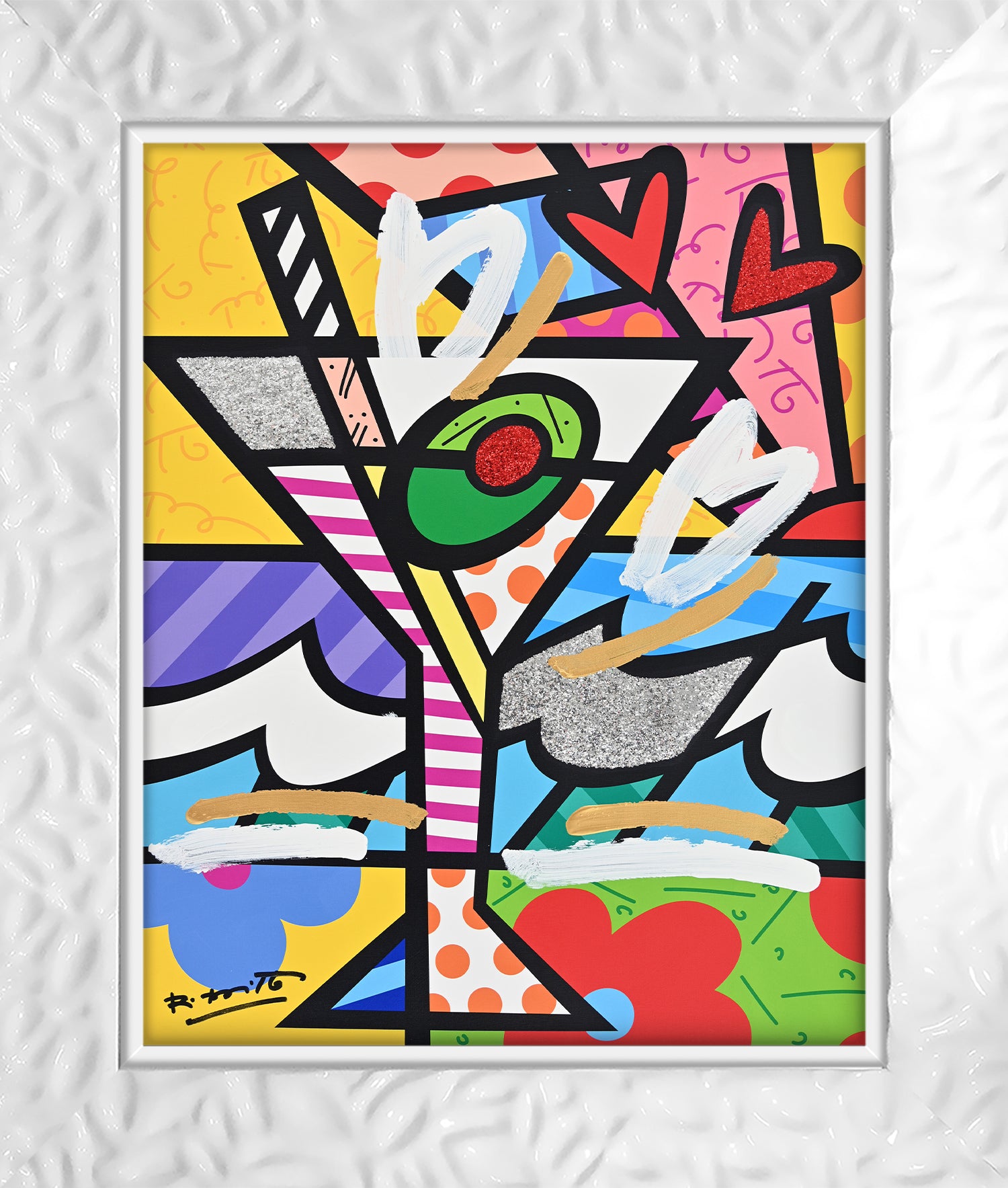 Britto Martini - Mixed Media Original
