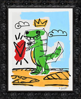 THOMAS COLLECTION DINOSAUR -  MIXED MEDIA ORIGINAL