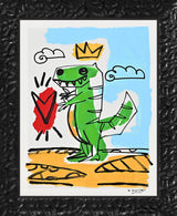 THOMAS COLLECTION DINOSAUR -  MIXED MEDIA ORIGINAL