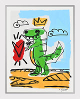 THOMAS COLLECTION DINOSAUR -  MIXED MEDIA ORIGINAL