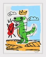 THOMAS COLLECTION DINOSAUR -  MIXED MEDIA ORIGINAL