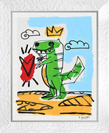 THOMAS COLLECTION DINOSAUR -  MIXED MEDIA ORIGINAL