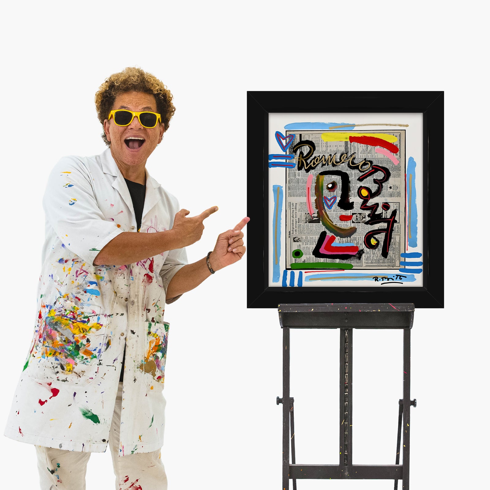 Happy News - Mixed Media Original