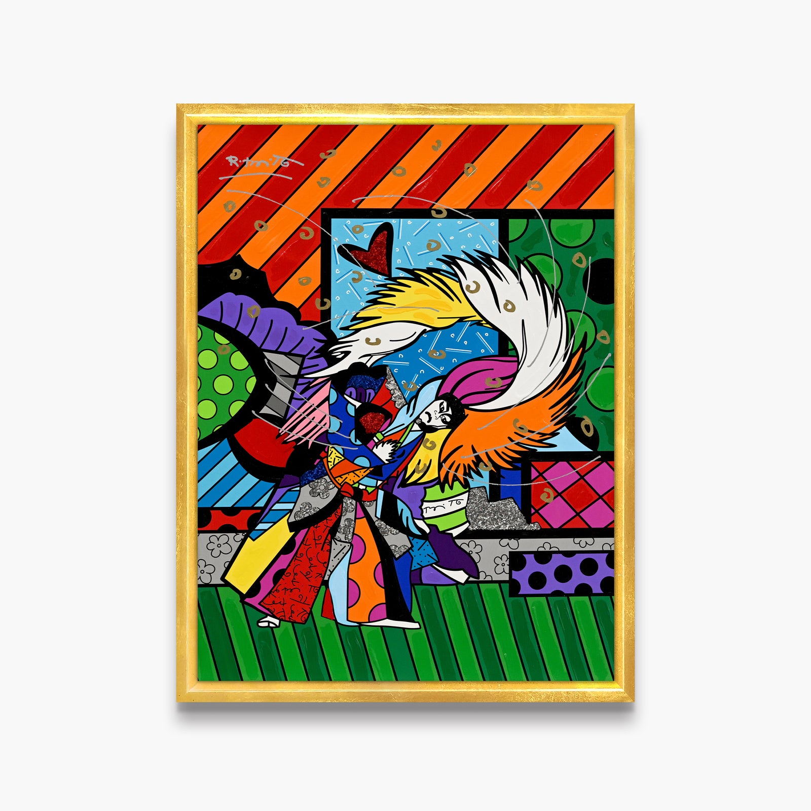 Spirit of Kabuki - Mixed Media Original