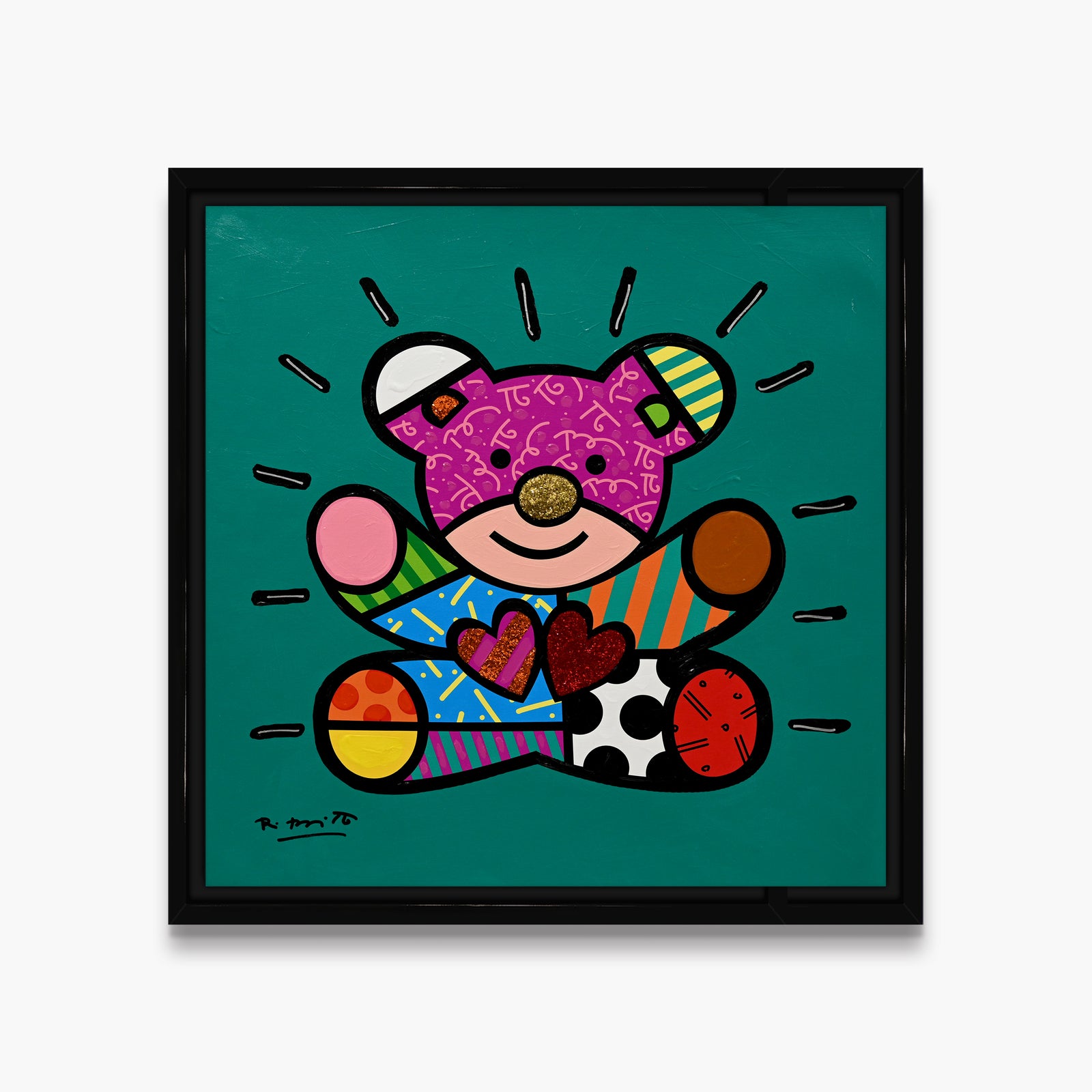 Happy Girl - Mixed Media Original