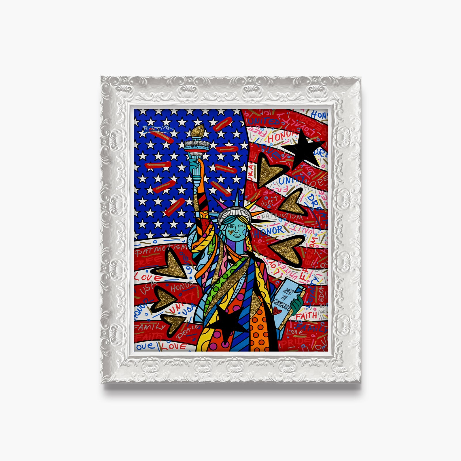 Liberty for All - Mixed Media Original