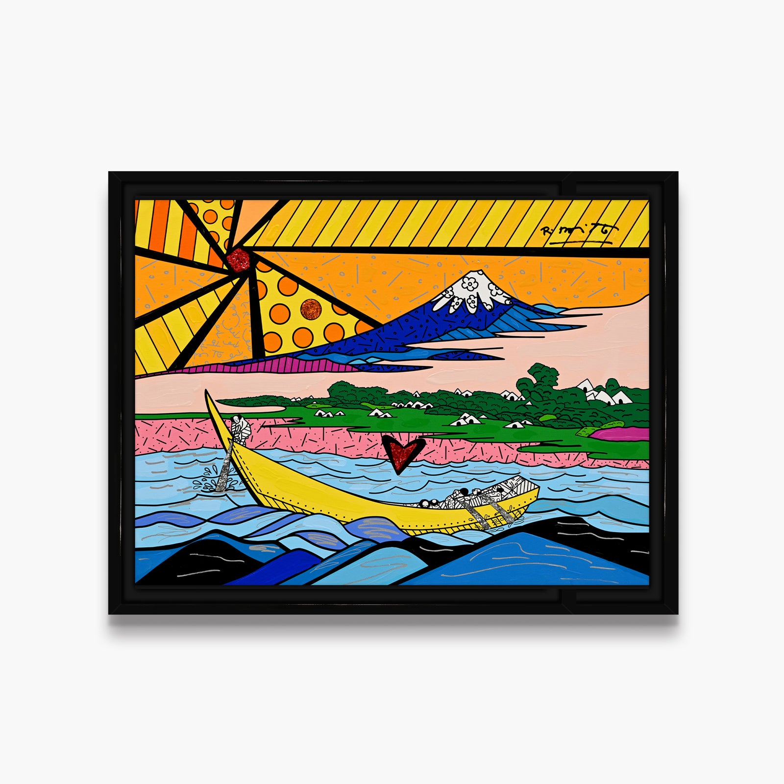 Fuji Dreams - Mixed Media Original