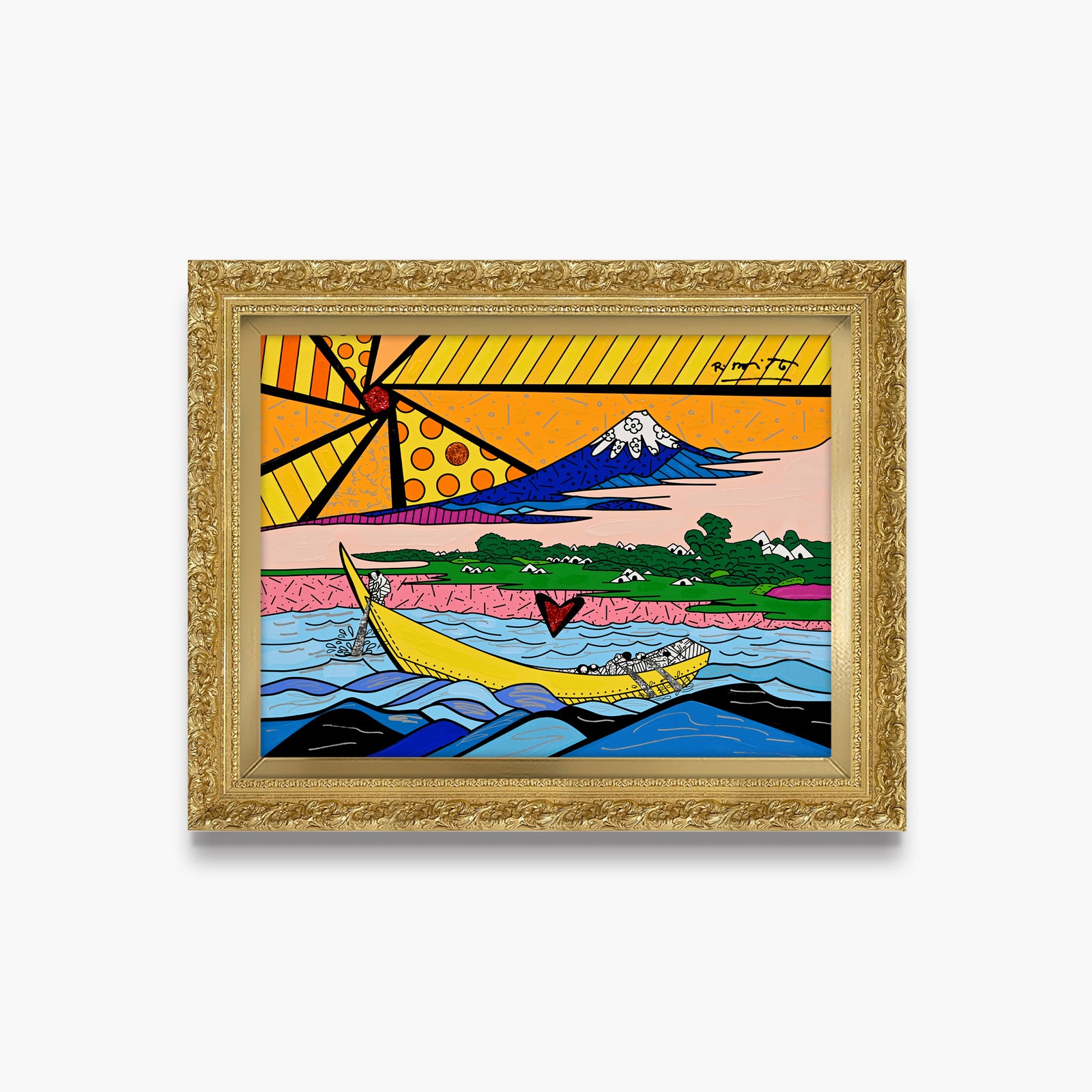 Fuji Dreams - Mixed Media Original