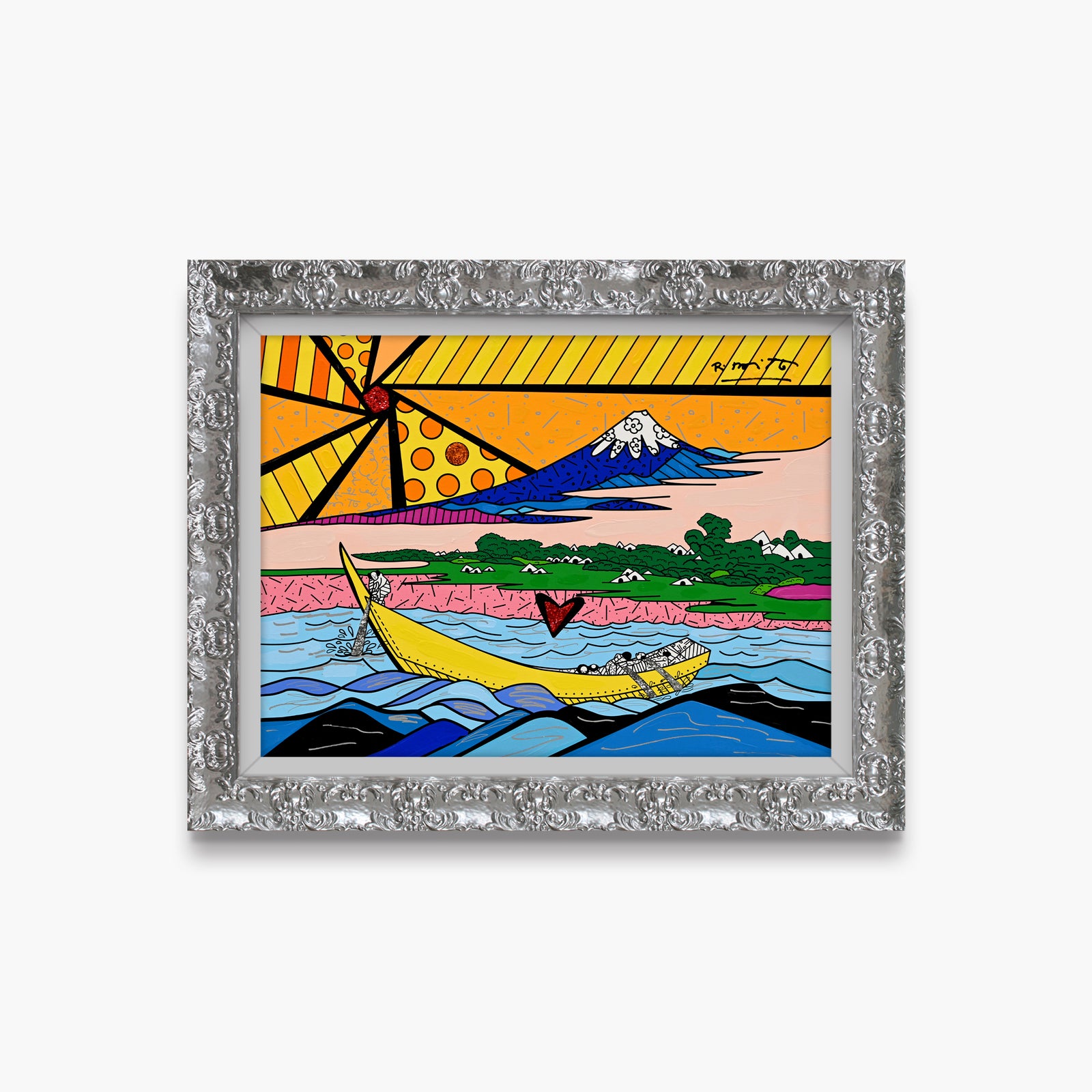 Fuji Dreams - Mixed Media Original