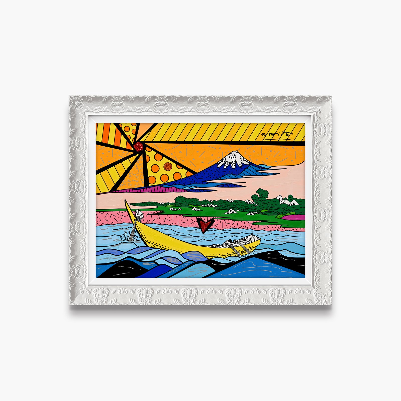 Fuji Dreams - Mixed Media Original