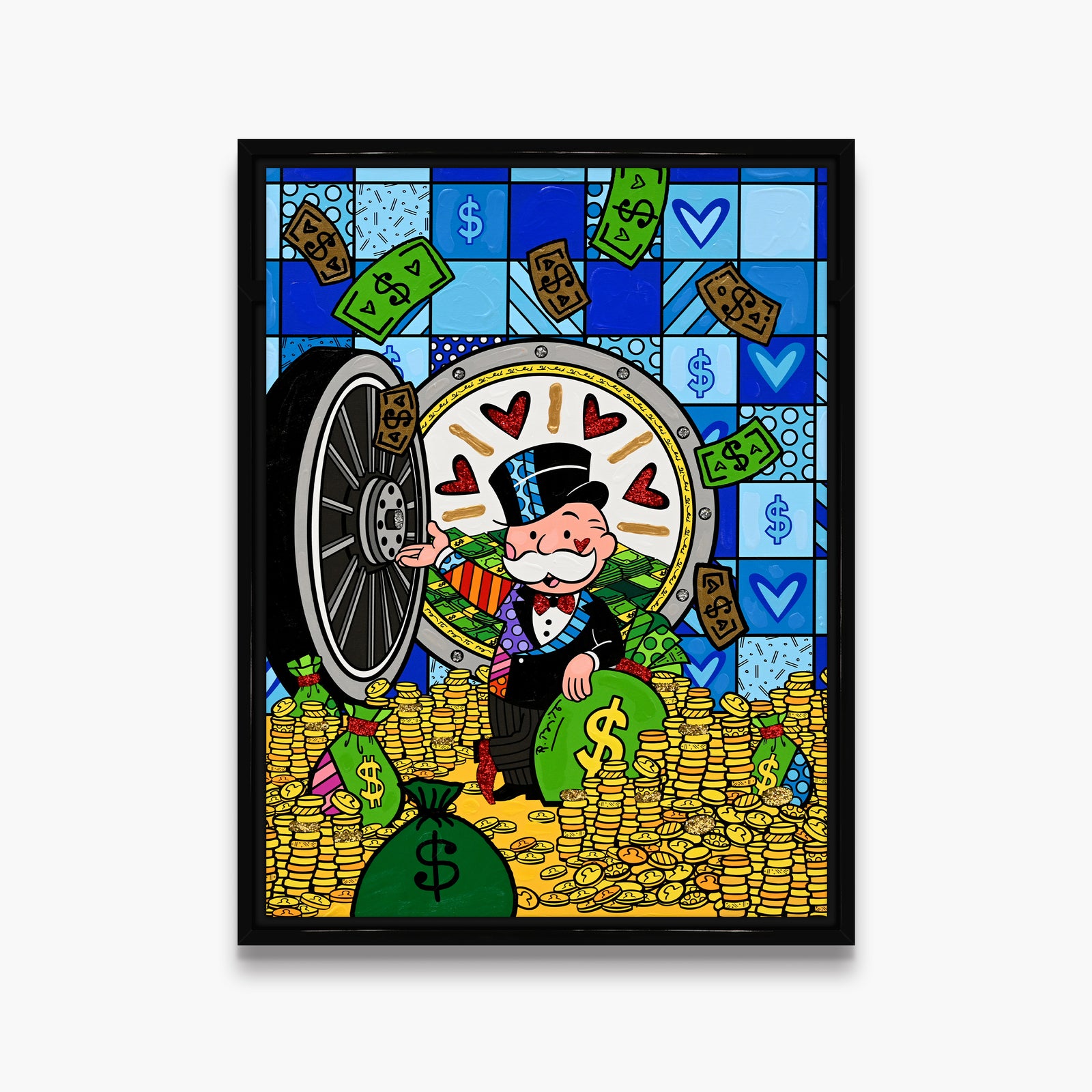Making A Fortune - Mixed Media Original
