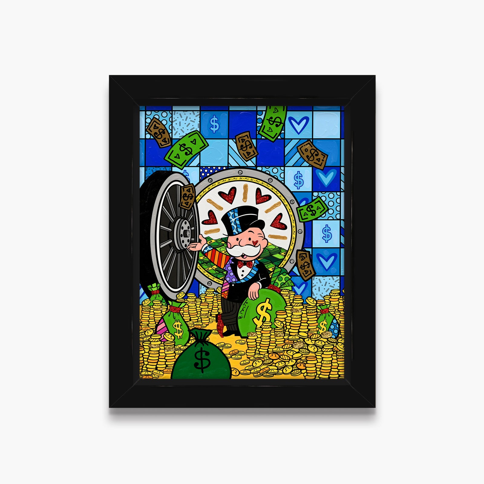 Making A Fortune - Mixed Media Original