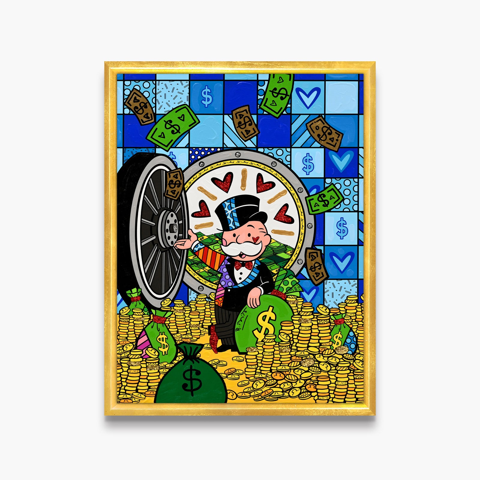 Making A Fortune - Mixed Media Original