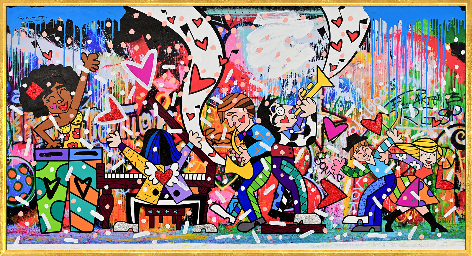 Bohemian Rhapsody - Mixed Media Original